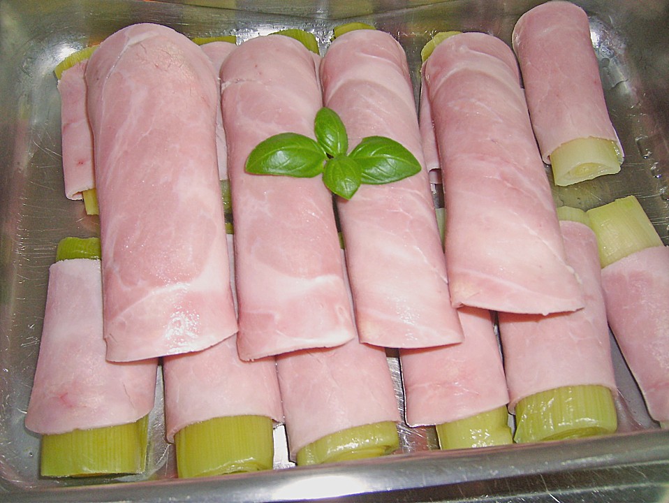 Porree - Schinkenröllchen von susili101 | Chefkoch.de