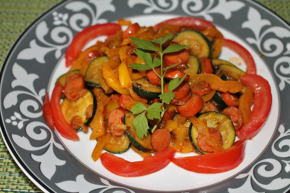 Zucchini - Paprika - Pfanne von ciperine | Chefkoch.de