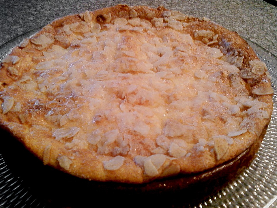 Apfel - Käsekuchen mit Mandelkruste von engelchen1683 | Chefkoch.de