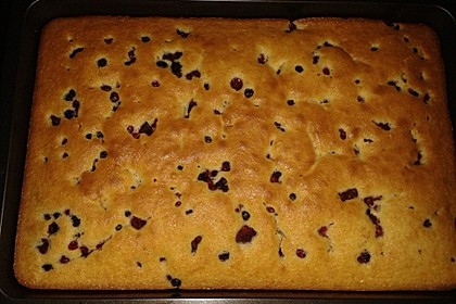 Wandelbarer Blechkuchen mit Butter - Mandelkruste 7