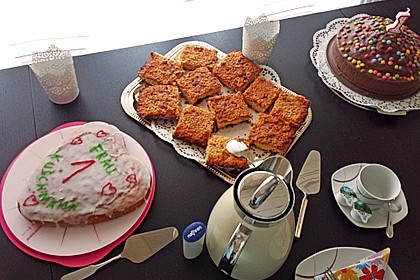 Wandelbarer Blechkuchen mit Butter - Mandelkruste 5