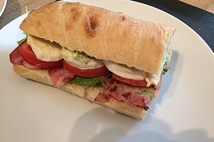 Caprese Bacon Ciabatta Sandwich 23