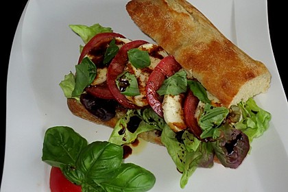 Caprese Bacon Ciabatta Sandwich 7