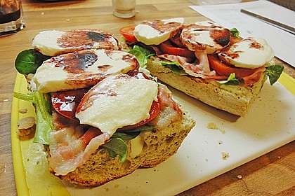 Caprese Bacon Ciabatta Sandwich 14