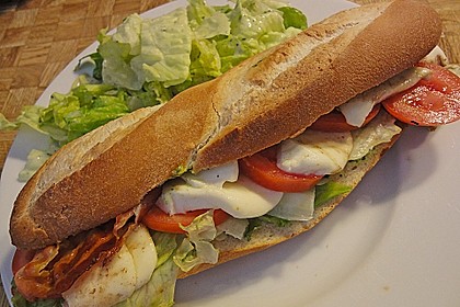 Caprese Bacon Ciabatta Sandwich 5