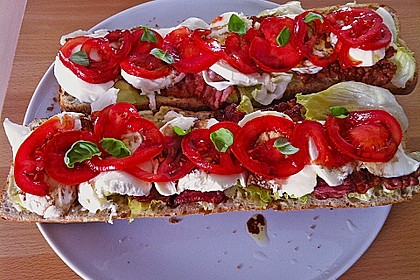 Caprese Bacon Ciabatta Sandwich 15