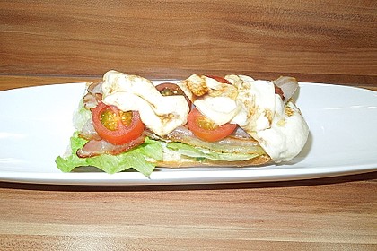 Caprese Bacon Ciabatta Sandwich 22