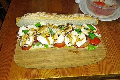 Caprese Bacon Ciabatta Sandwich 17