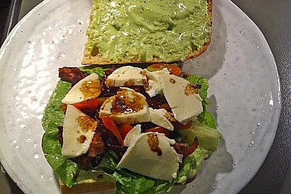 Caprese Bacon Ciabatta Sandwich 9