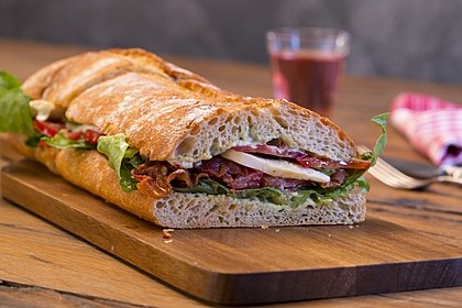Caprese Bacon Ciabatta Sandwich 2