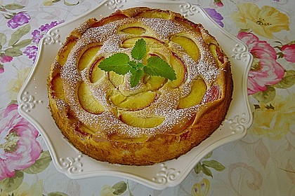 Quarkkuchen mit Pfirsich 3