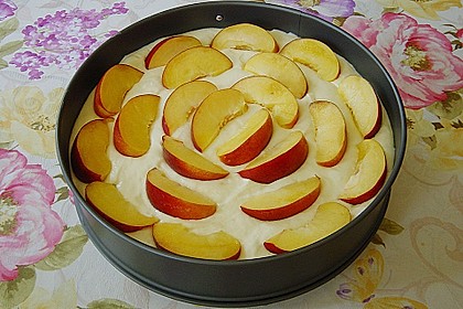 Quarkkuchen mit Pfirsich 11