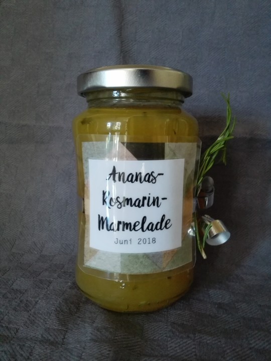 Ananas - Rosmarin - Vanille - Marmelade von despairedwoman | Chefkoch.de
