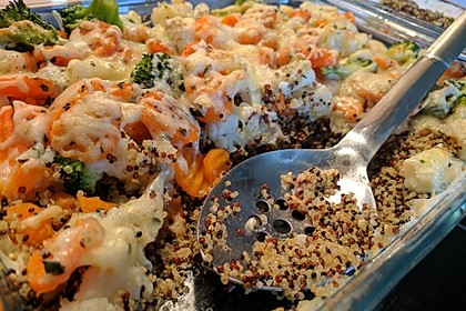 Quinoa - Gemüse - Auflauf