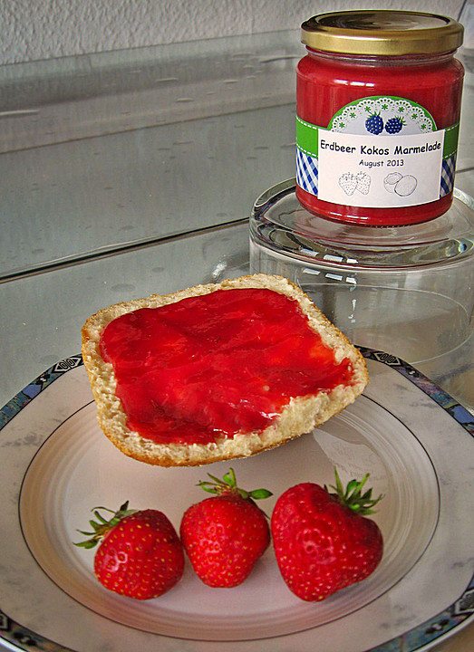 Erdbeer - Kokos - Marmelade von boombastic7 | Chefkoch.de