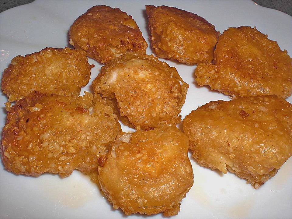 Chicken Nuggets mit Sesamkruste von mirela03 | Chefkoch.de
