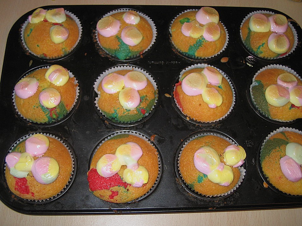 Bunte Muffins von DasLau | Chefkoch.de