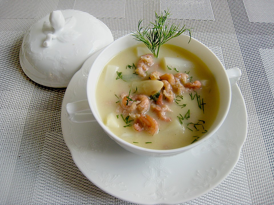 Spargelcremesuppe mit Krabben von PeppiPauli | Chefkoch.de