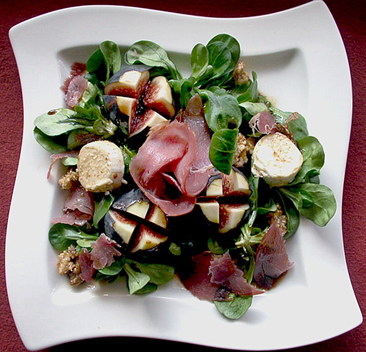 Feldsalat mit Ziegenkäse - einmal ganz anders | Chefkoch.de
