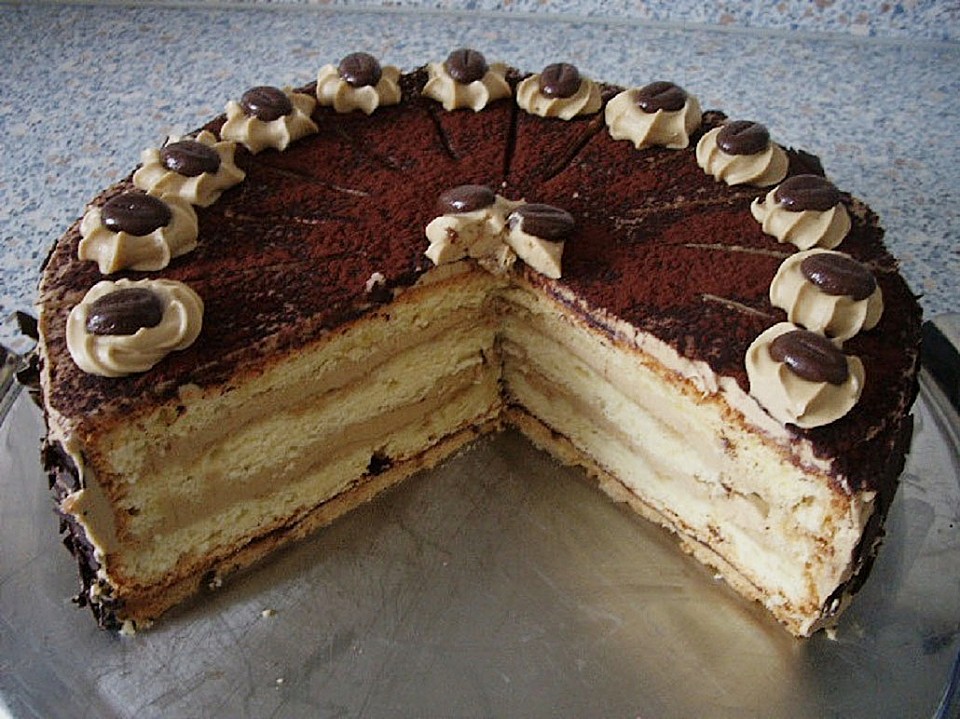 Mokka - Buttercreme - Torte von cremehase | Chefkoch.de