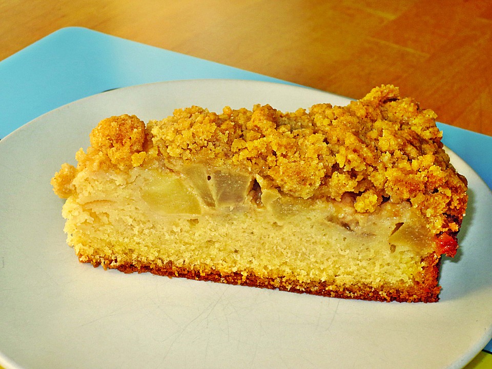 Apfelkuchen mit Butterstreuseln von bärenmama | Chefkoch.de