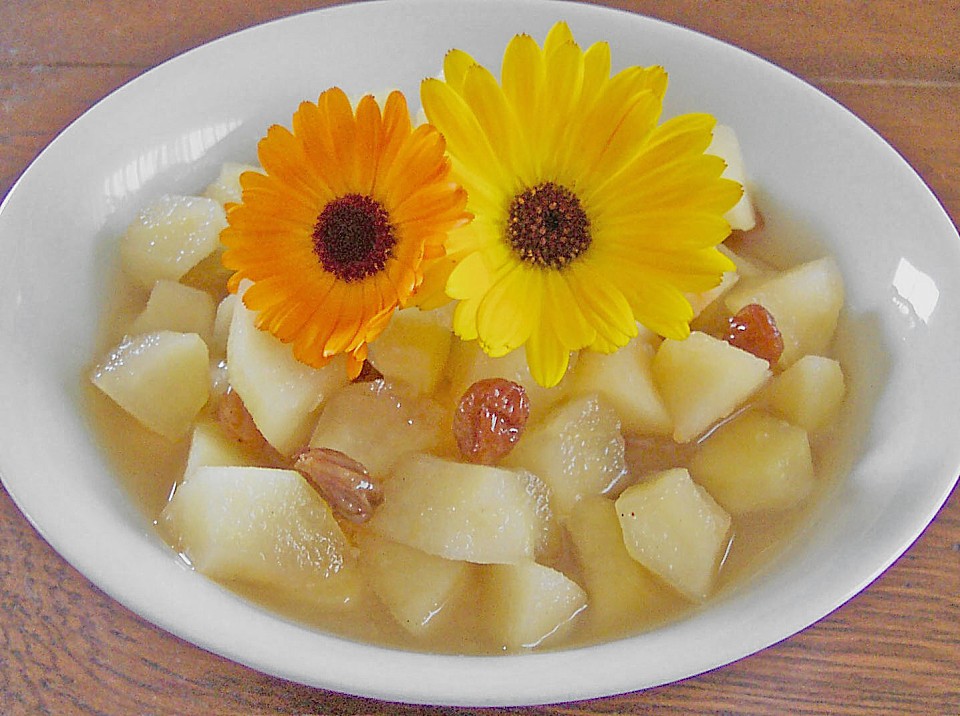 Winterliches Apfelkompott mit Rosinen und Gewürzen von souzel | Chefkoch.de