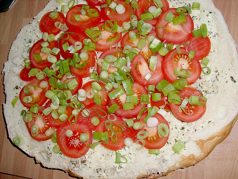 Fladenbrot mit Tomaten und Feta - Käse gefüllt von Daniela1603 ...