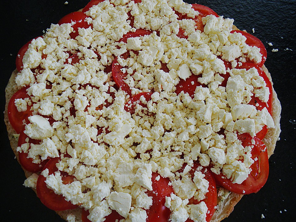 Fladenbrot mit Tomaten und Feta - Käse gefüllt von Daniela1603 ...