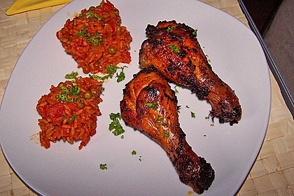 Knusprige Hähnchenkeulen / Hähnchenschenkel aus dem Ofen 54