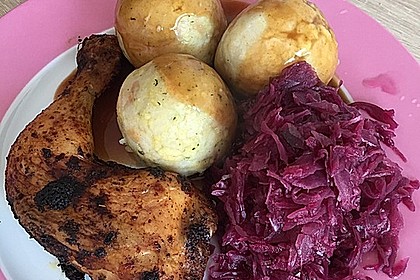 Knusprige Hähnchenkeulen / Hähnchenschenkel aus dem Ofen 56