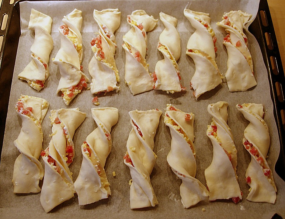 Käse - Schinken Knusperstangen | Chefkoch.de