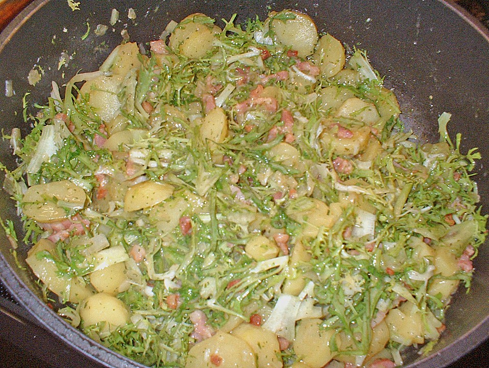 Kartoffelsalat mit Speck und Endiviensalat von Haselmaus00 | Chefkoch.de