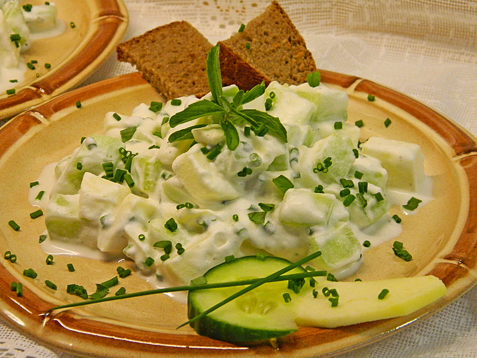 Gurken - Apfel - Salat von mickyjenny | Chefkoch.de