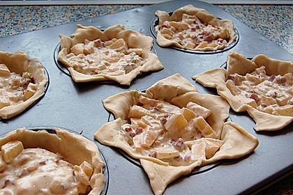 Herzhafte Tartelettes mit Apfel 6