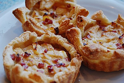 Herzhafte Tartelettes mit Apfel 4