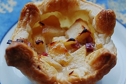 Herzhafte Tartelettes mit Apfel 5