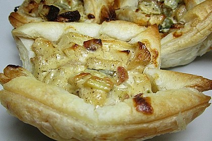 Herzhafte Tartelettes mit Apfel 2
