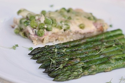 Gebratener grüner Spargel 1