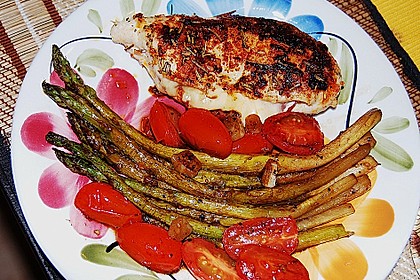 Gebratener grüner Spargel 31