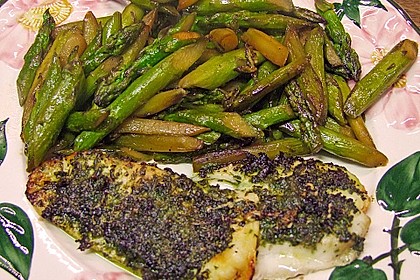 Gebratener grüner Spargel 19