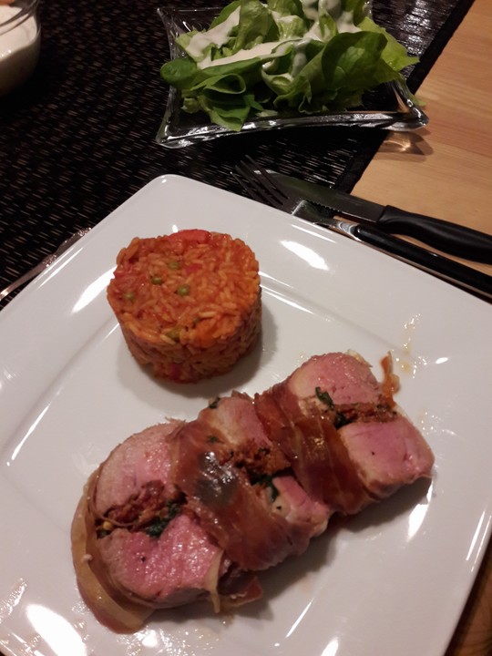 Gefüllte Schweinefilets mit Parmaschinken von cannella | Chefkoch.de