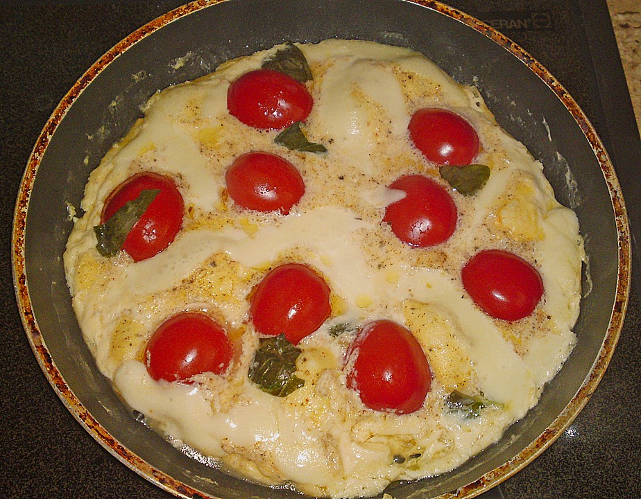Eier - Tomaten - Mozarella - Pfanne von Daniela-25 | Chefkoch.de