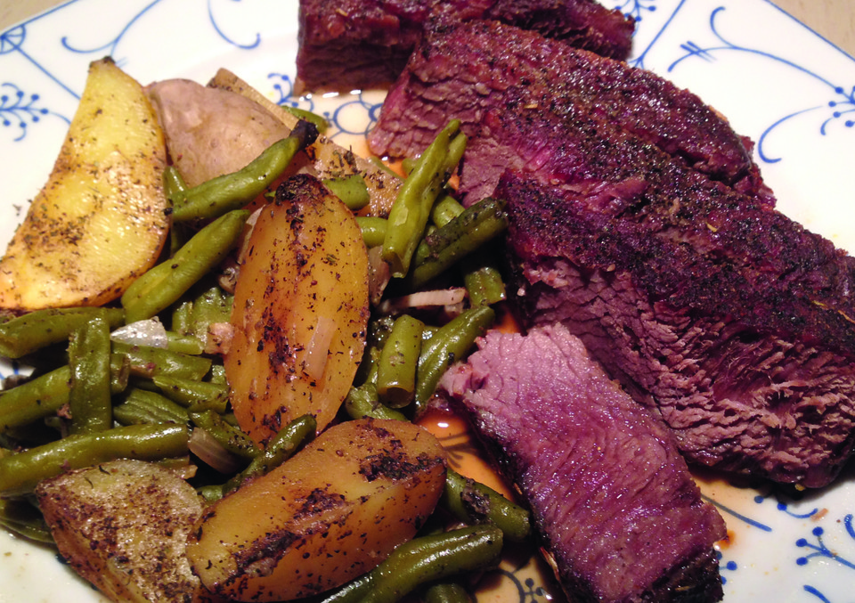 Rinderbraten mit grünen Bohnen und Kartoffeln von Kochwichtel007 ...