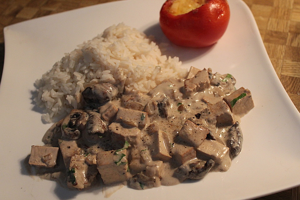 Tofu mit Champignons von CookingJulie Chefkoch.de