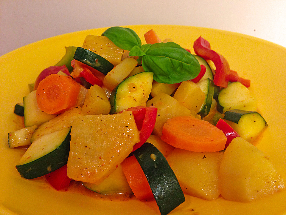 Süß - scharfes Kokos - Gemüse - Curry von Flunx | Chefkoch.de