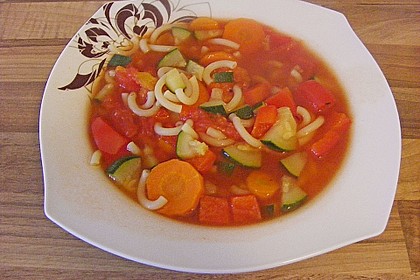 15 Minuten Gemüse-Nudel-Suppe 33