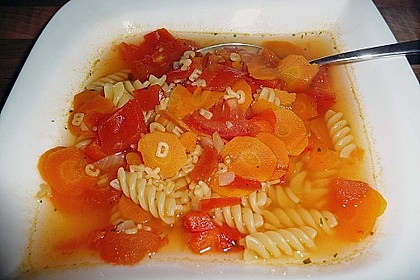 15 Minuten Gemüse-Nudel-Suppe 23
