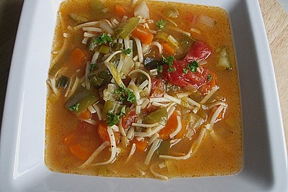 15 Minuten Gemüse-Nudel-Suppe 17