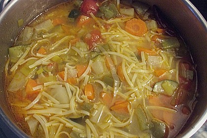 15 Minuten Gemüse-Nudel-Suppe 59