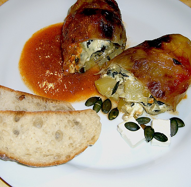 Krautwickel mit Schafskäse - Ein schmackhaftes Rezept | Chefkoch.de